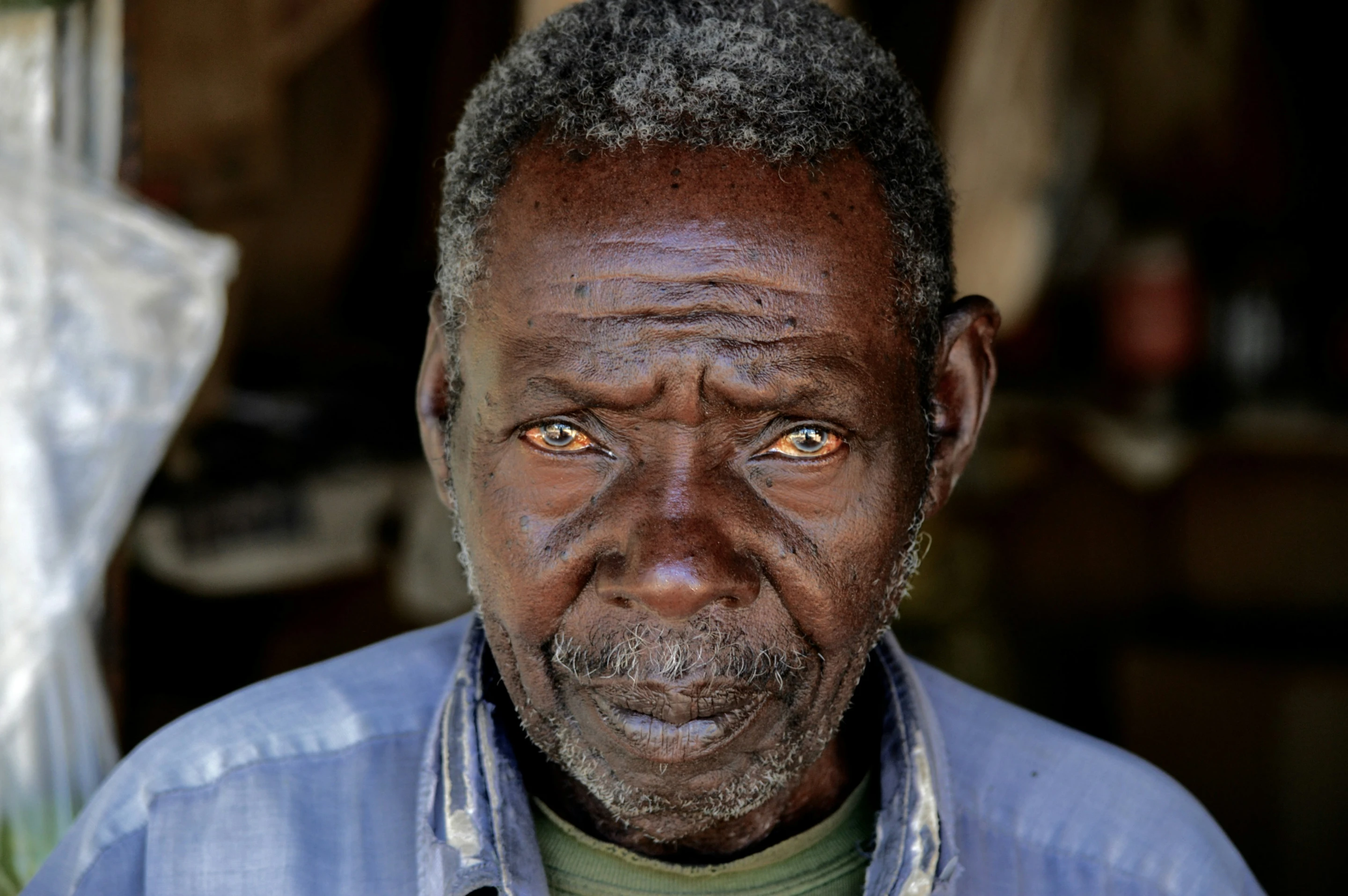 An elderly person sharing wisdom