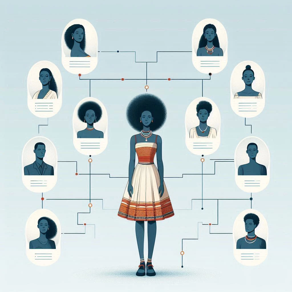 Family tree illustration